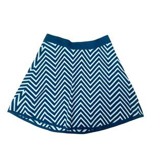 Krimson Klover Merino Wool Blend Zig Zag Skirt Size Medium
